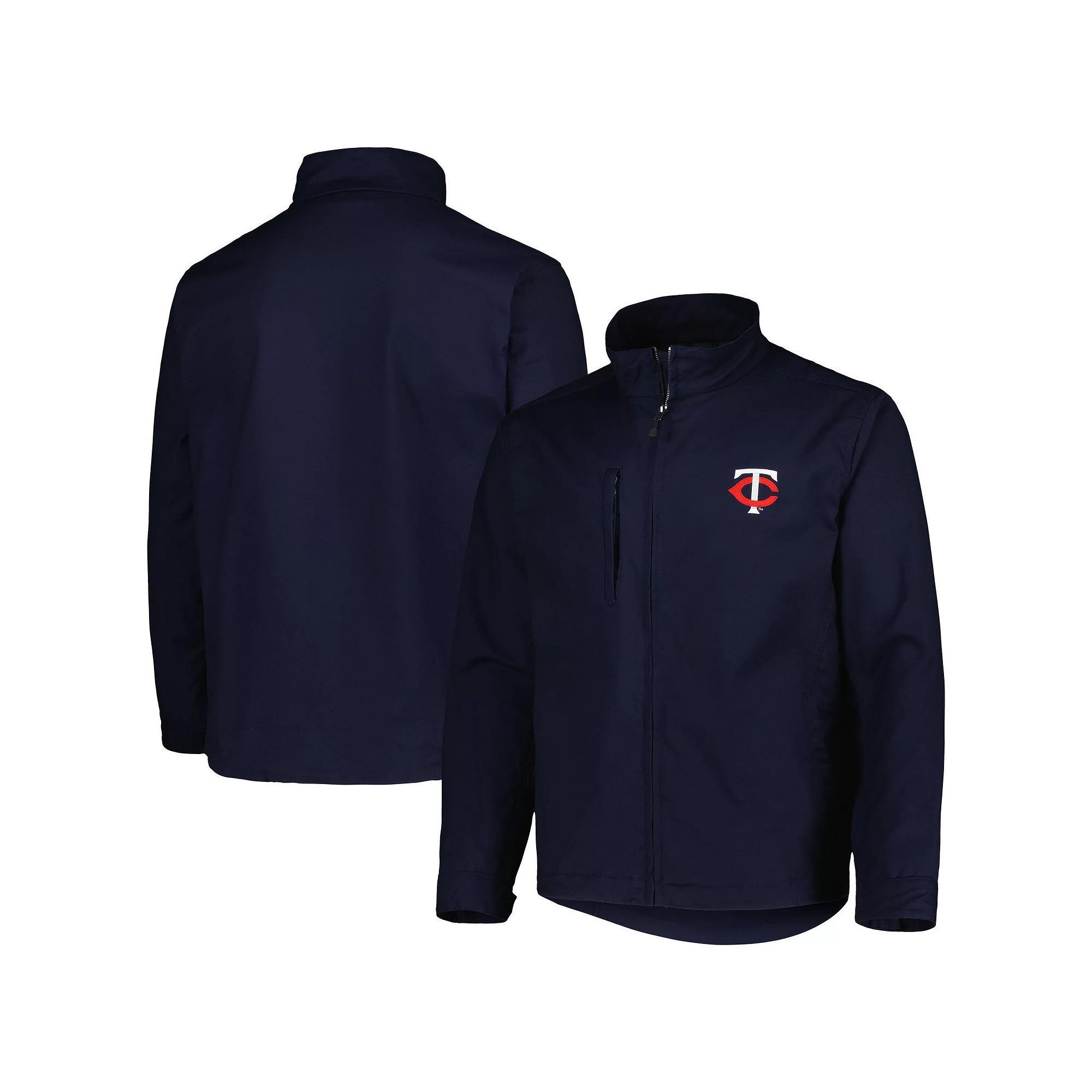 Men's Dunbrooke Navy Minnesota Twins Journey Tri-Blend Full-Zip Jacket, Size: Medium, Blue Product Image