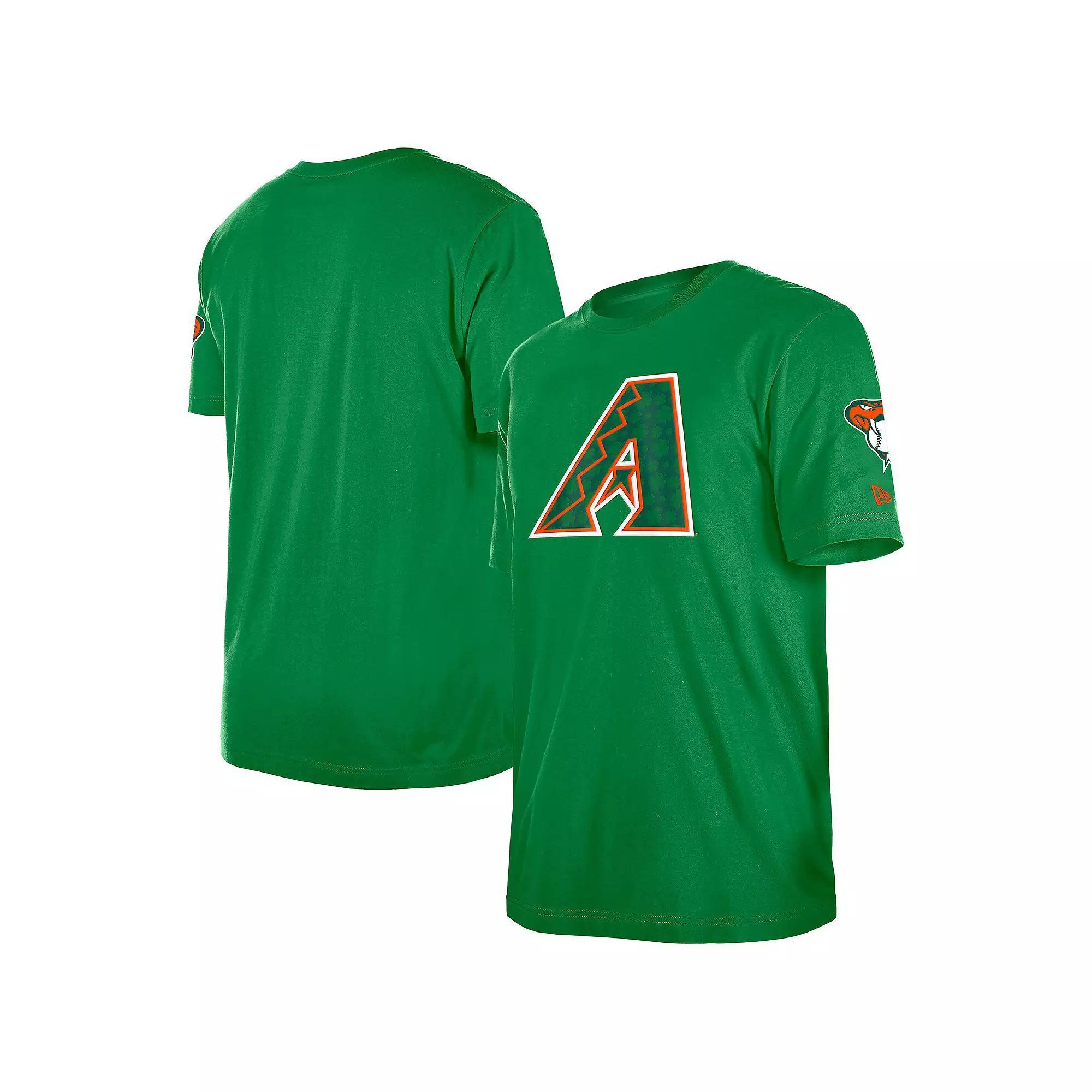 Mens New Era Kelly Arizona Diamondbacks St. Patricks Day Shamrock Fill T-Shirt Product Image