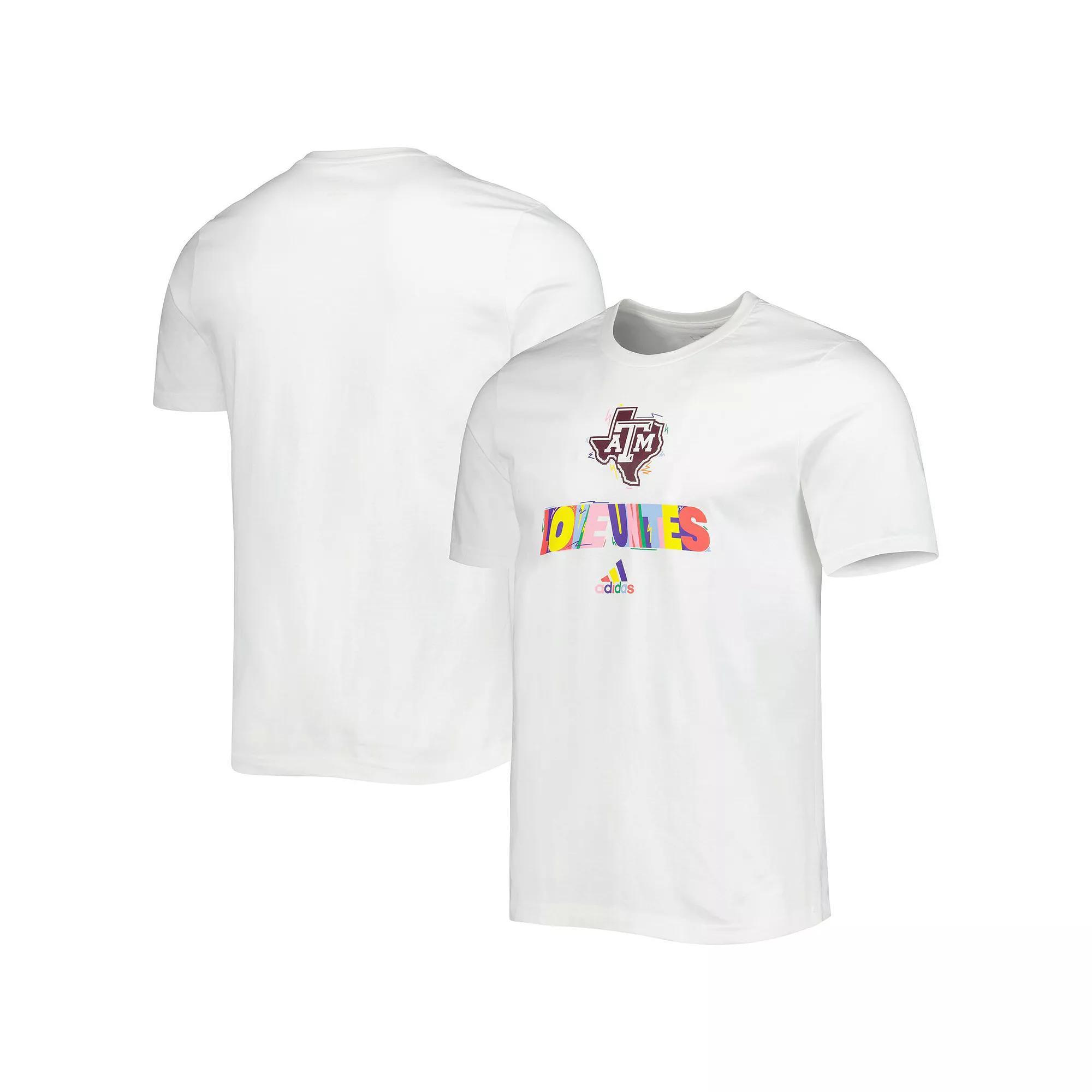 Men's adidas White Texas A&M Aggies Pride Fresh T-Shirt, Size: Large Product Image