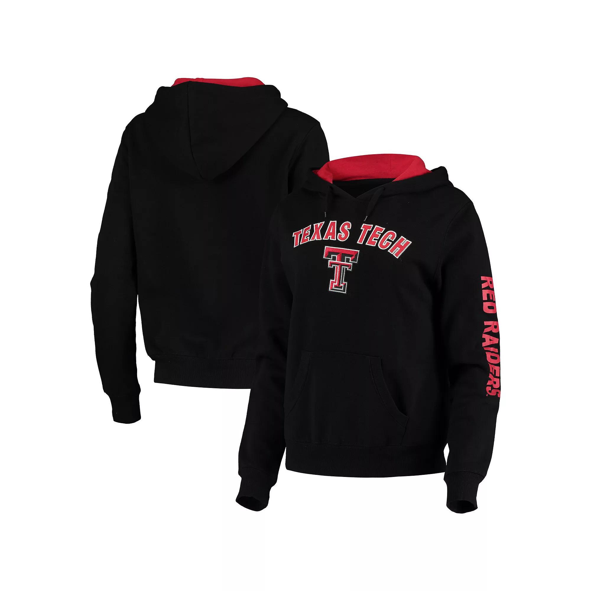 Womens Colosseum Texas Tech Red Raiders Loud and Proud Pullover Hoodie Product Image