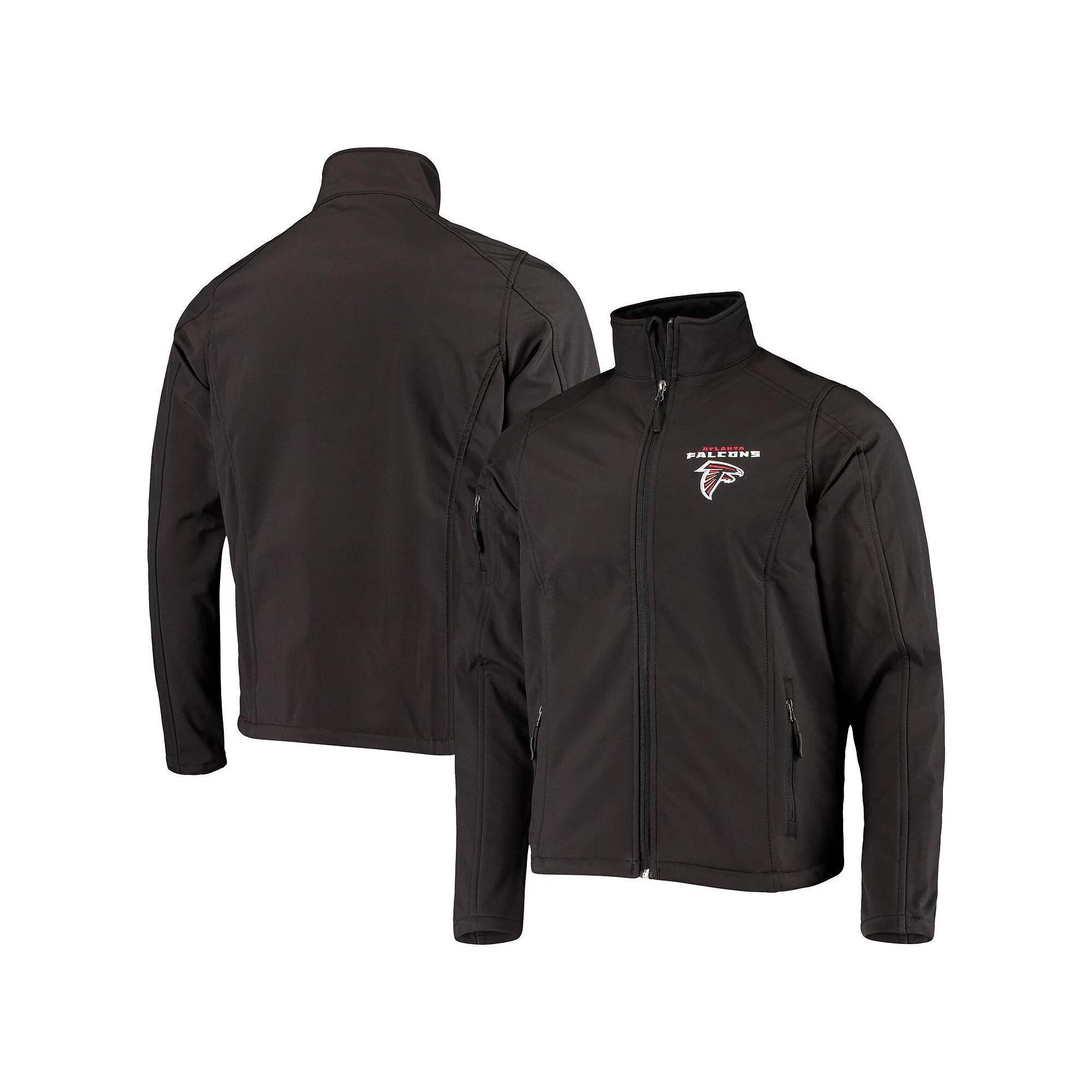 Men's Dunbrooke Black Atlanta Falcons Sonoma Softshell Full-Zip Jacket, Size: Large Product Image