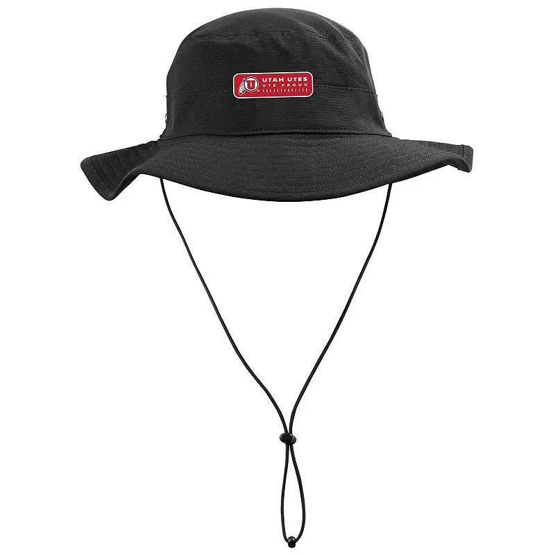 Mens Under Armour Black Utah Utes Performance Boonie Bucket Hat Product Image