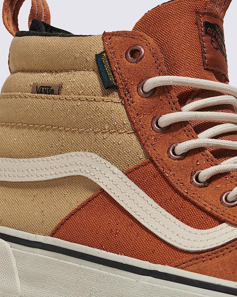 Sk8-Hi Waterproof Insulated Shoe in Glazed Ginger Brown / Khaki| Vans US Product Image