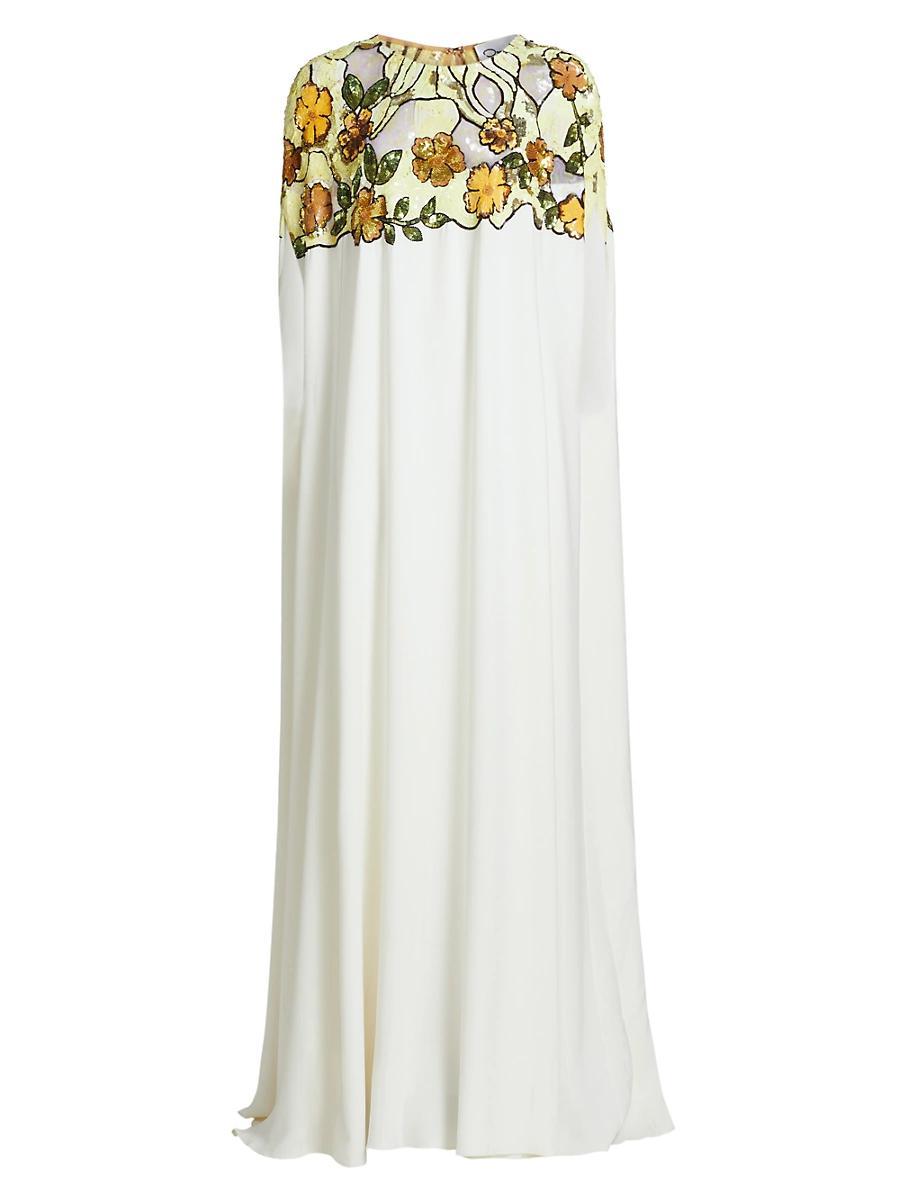 Womens Art Nouveau Sequined Caftan Product Image