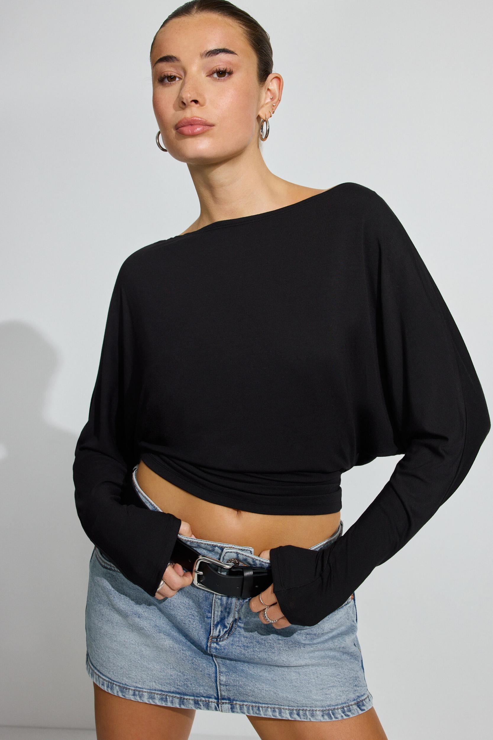 Plunge Flyaway Halter Top Product Image