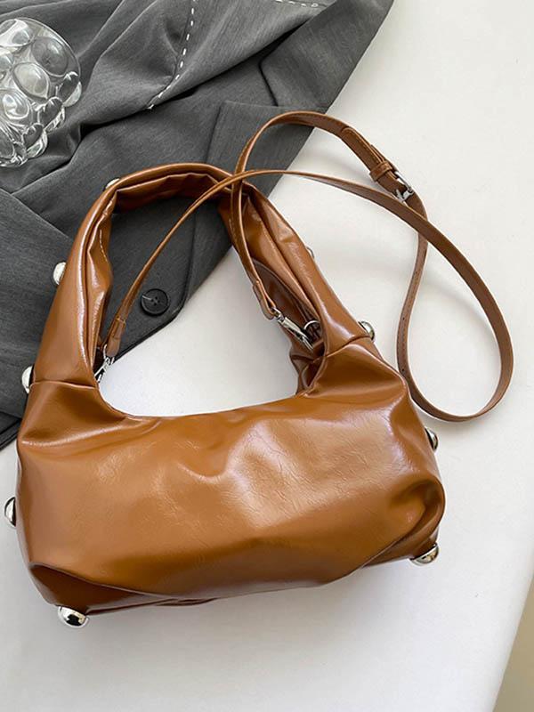Geometric Rivet Handbags Shoulder Bags Product Image