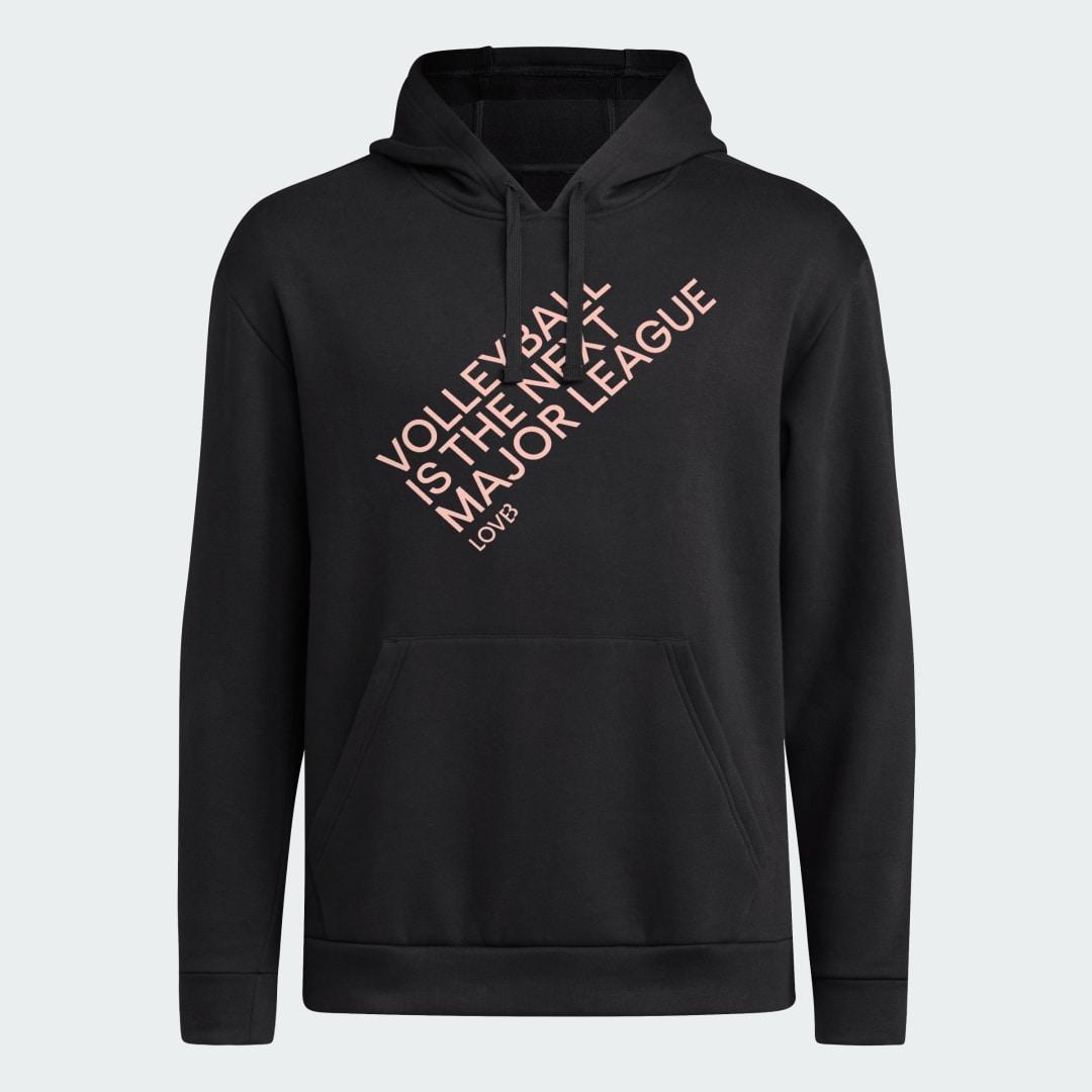 adidas LOVB Hoodie Black L Unisex Product Image