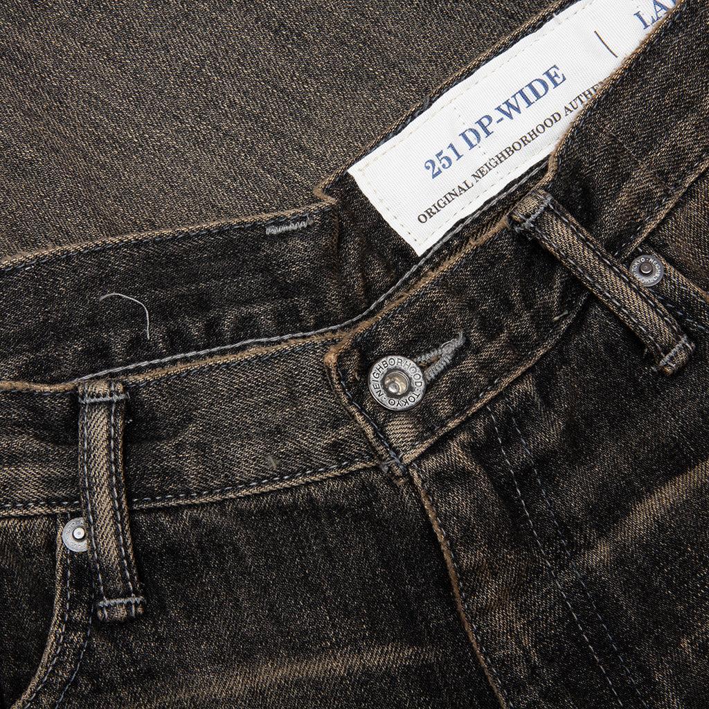 Savage Denim DP Wide Pants - Black Male Product Image