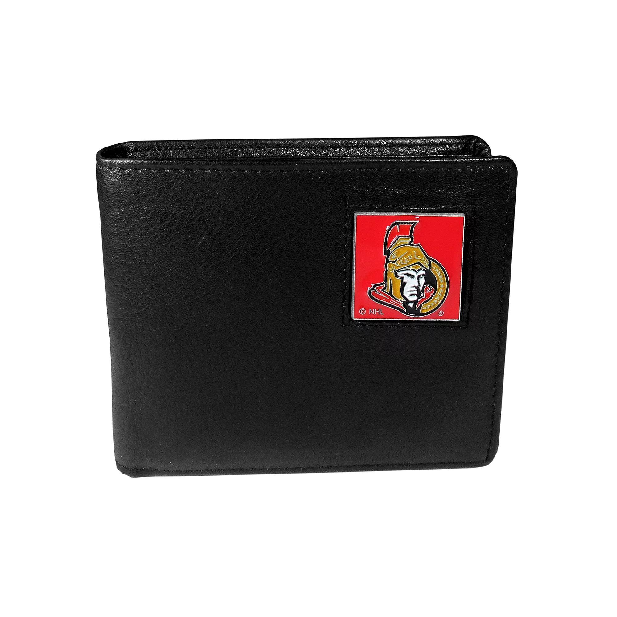 Men's Ottawa Senators Bifold Wallet, Sen Black Product Image