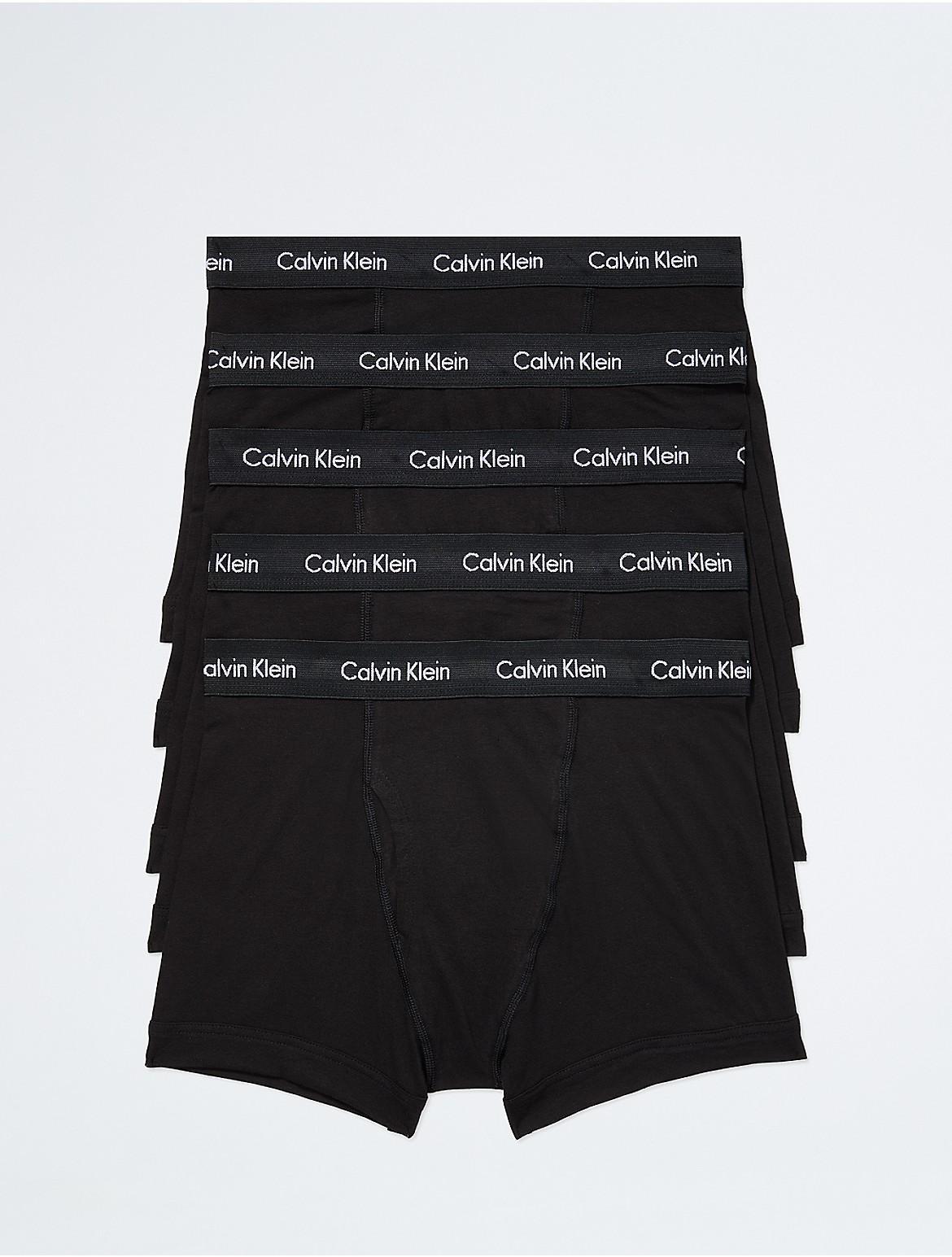 Calvin Klein Men's Cotton Stretch 5-Pack Boxer Brief - White - L Product Image