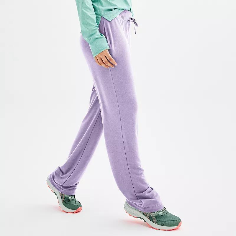 Women's Tek Gear® French Terry Open Hem Pant, Size: XS, Ostego Bay Product Image