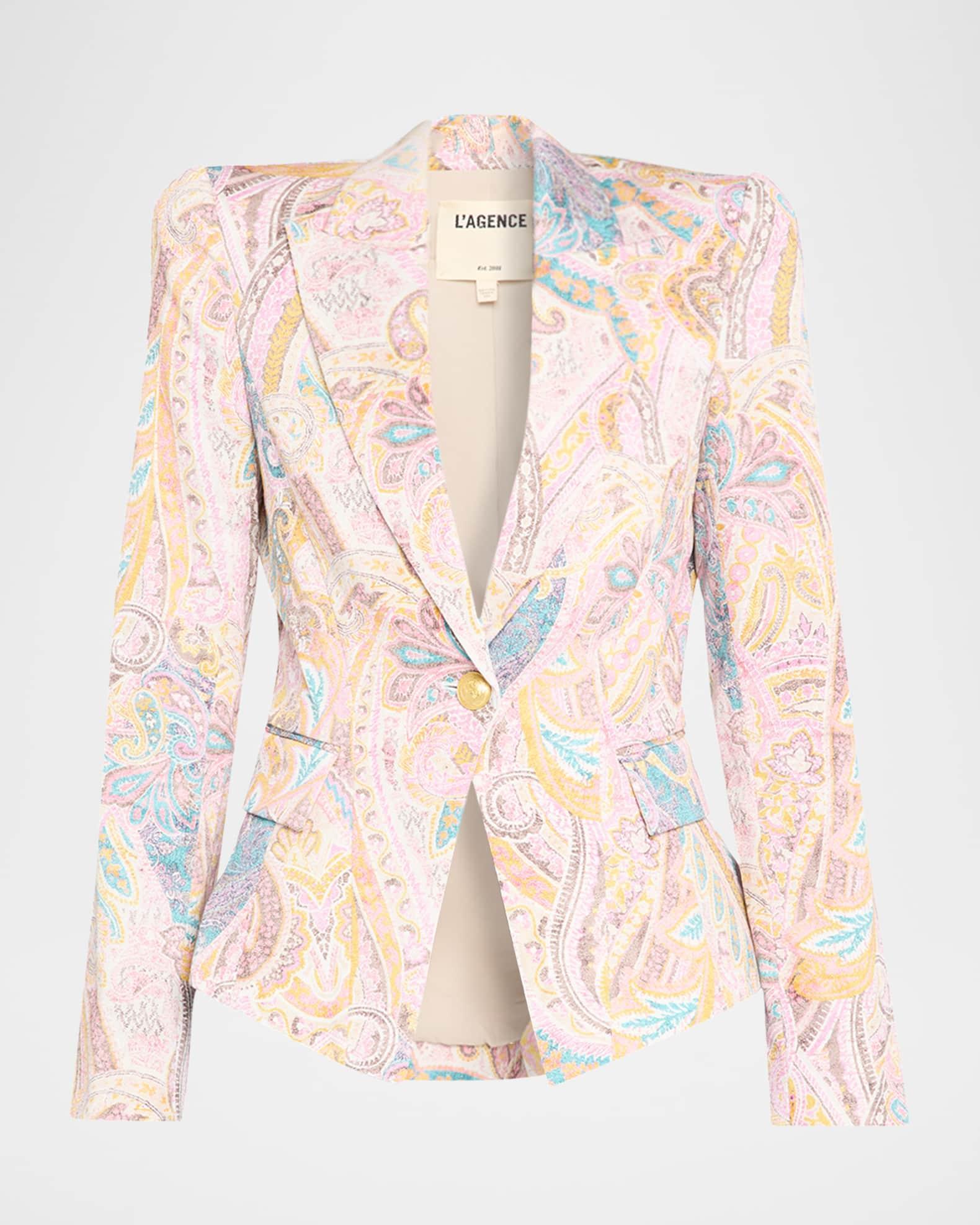 Kaisley Western Paisley Blazer Product Image