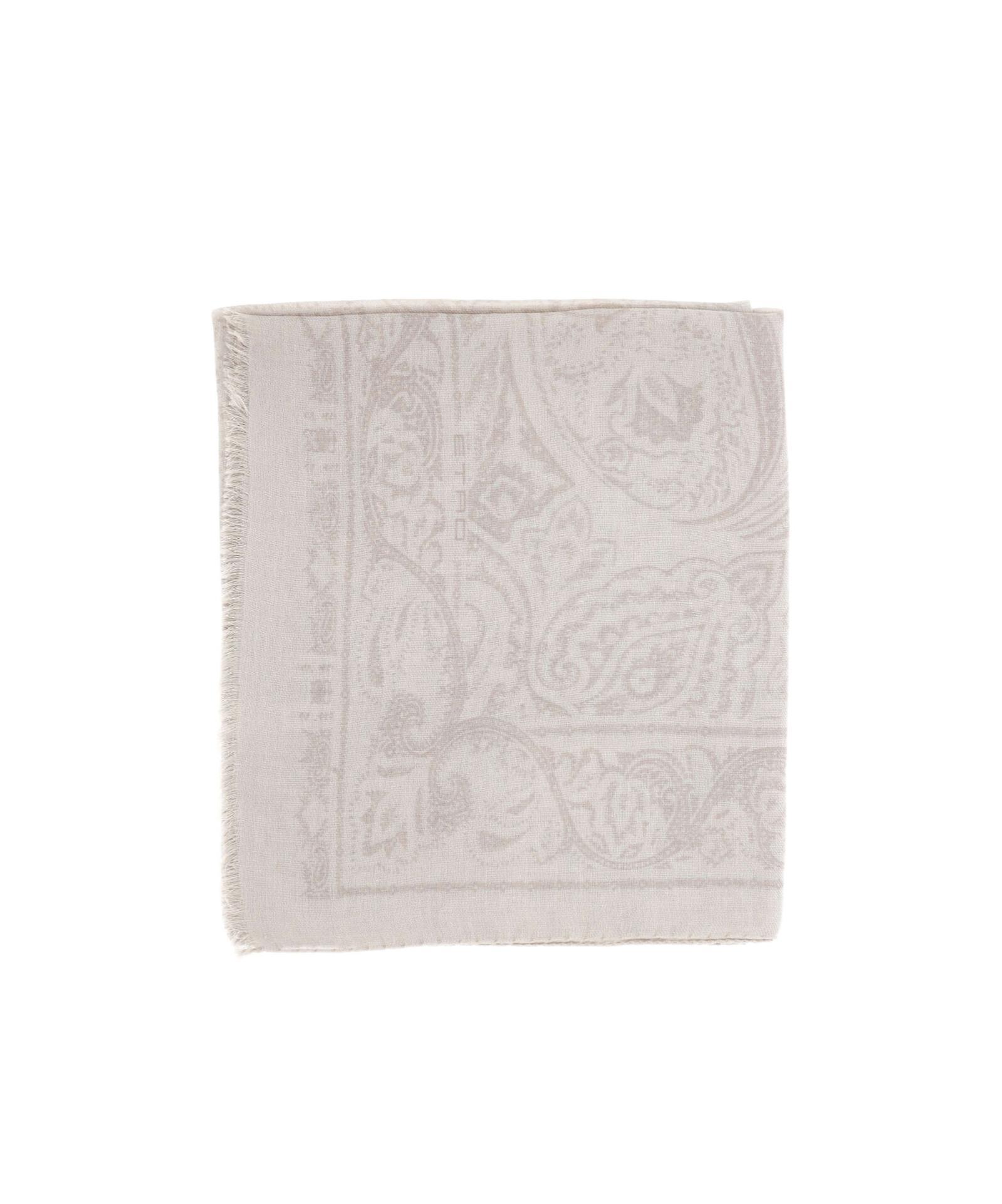 ETRO Wool Scarf In White Product Image