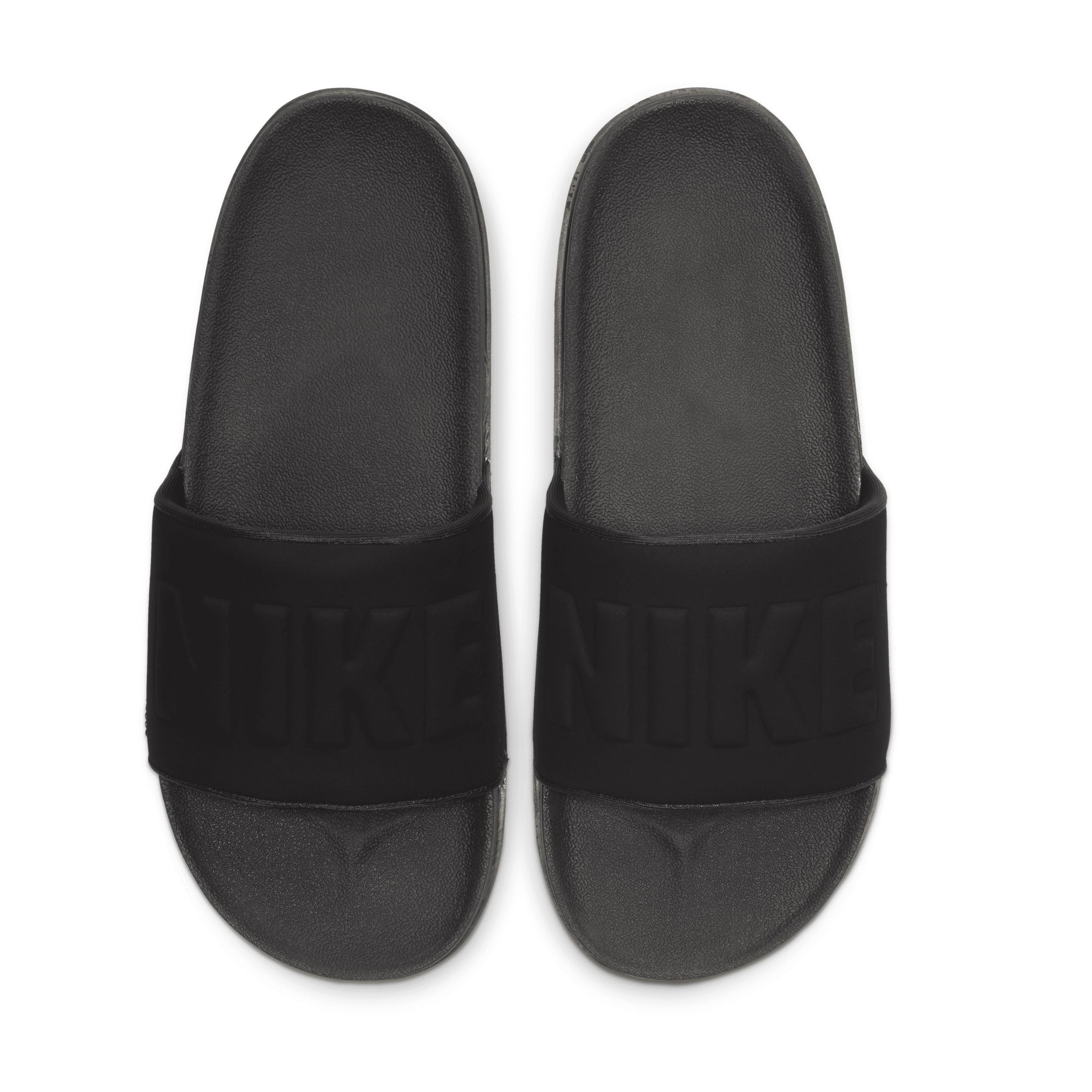 Nike Offcourt Men's Slide Sandals, Size: 15, Grey Black Product Image
