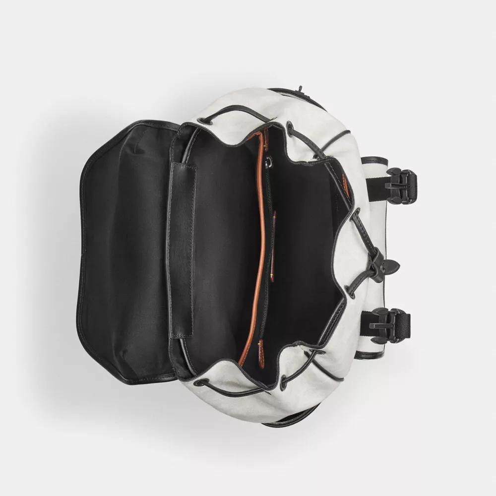 League Flap Backpack In Signature Canvas Product Image