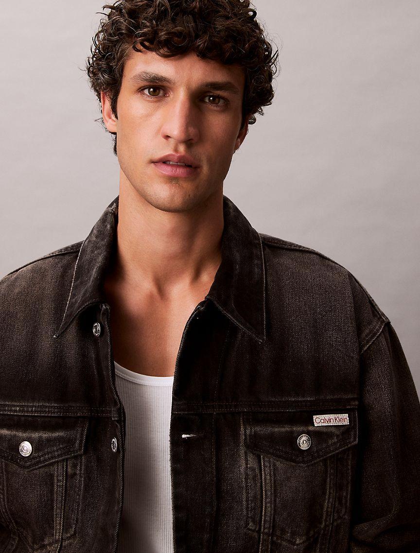 90s Denim Trucker Jacket Product Image