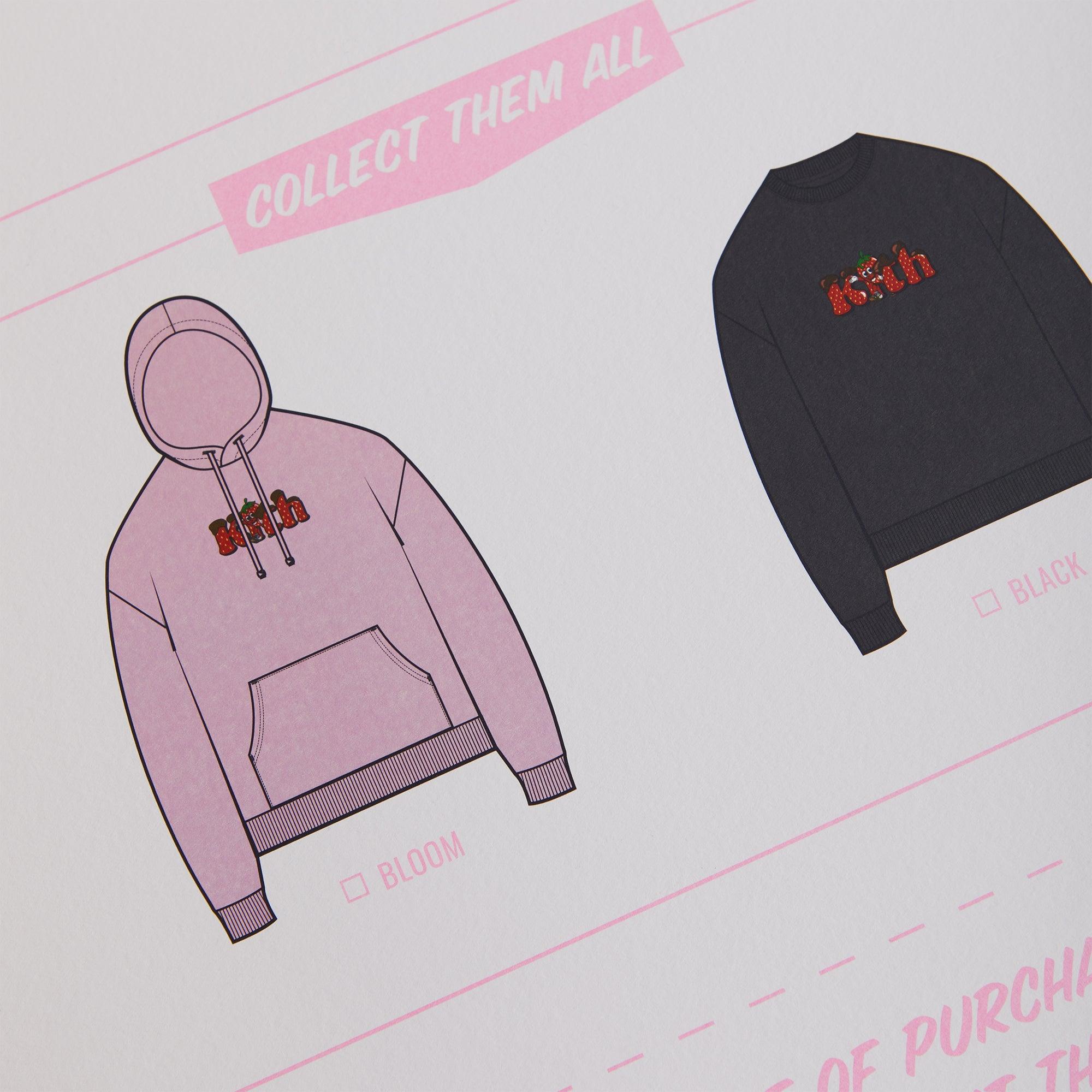 Kith Treats Strawberry Nelson Crewneck - Black Male Product Image