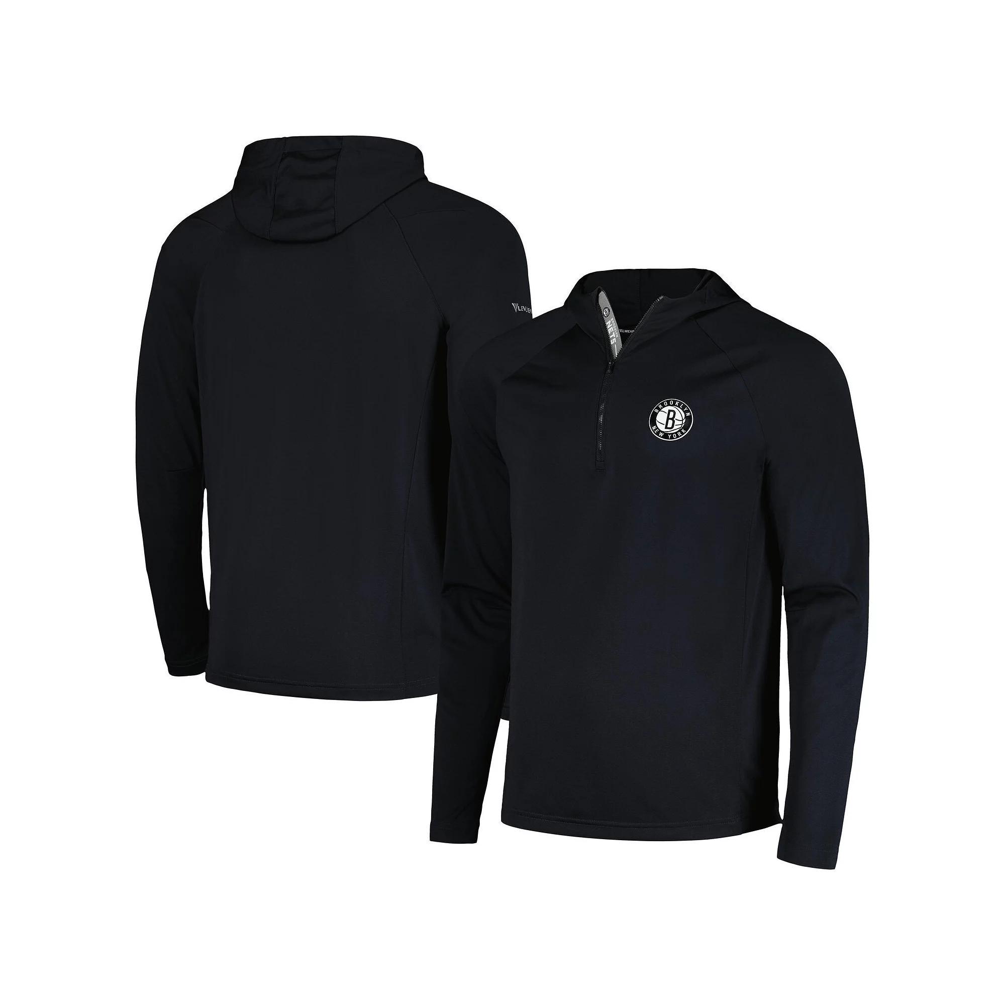 Mens Levelwear Chicago Bulls Zander Hoodie Raglan Quarter-Zip Top Product Image