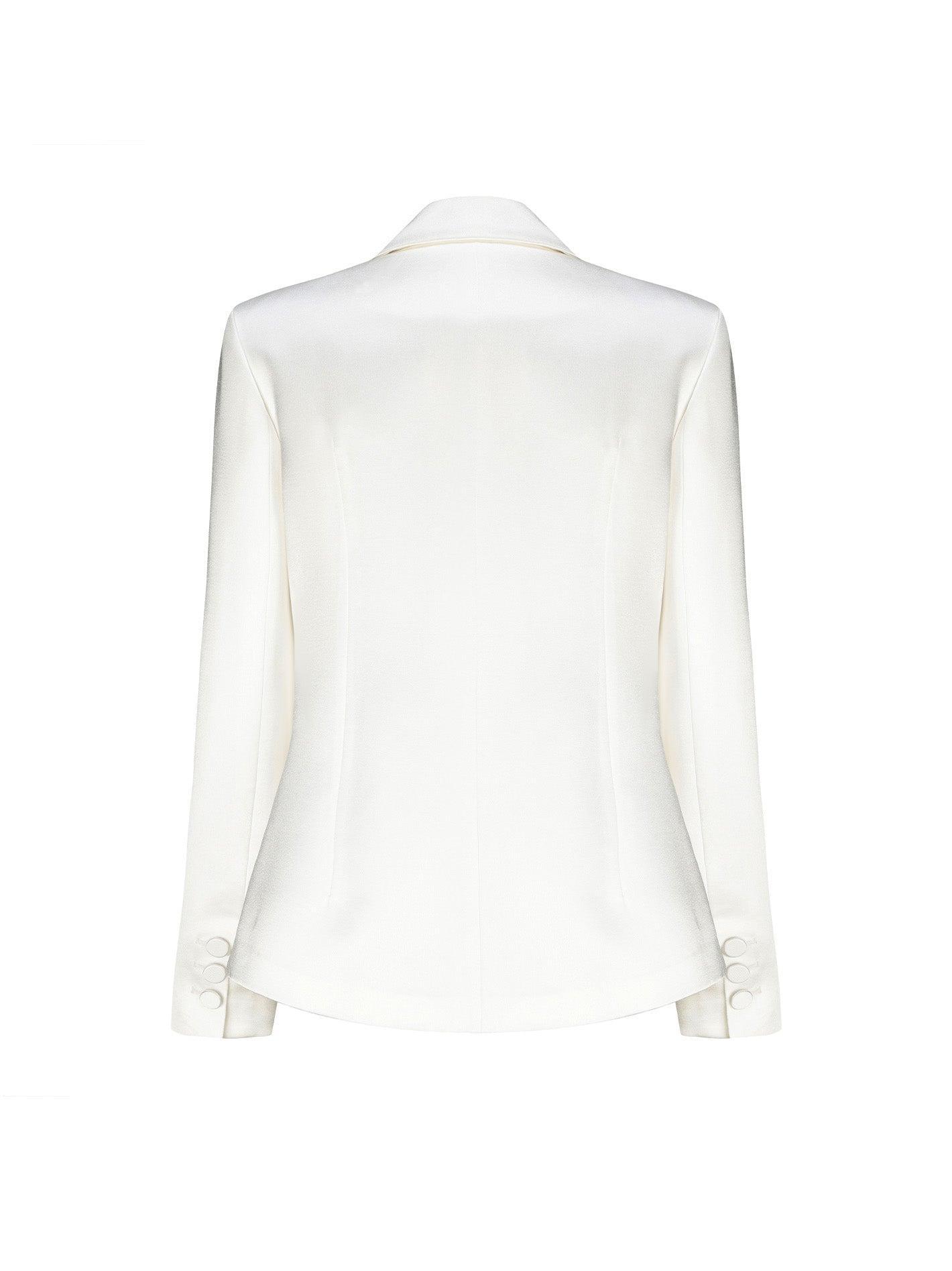 Cassandra Blazer (White) (Final Sale) Product Image
