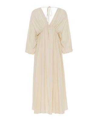 Nocturne Womens V-Neck Beaded Long Dress Product Image
