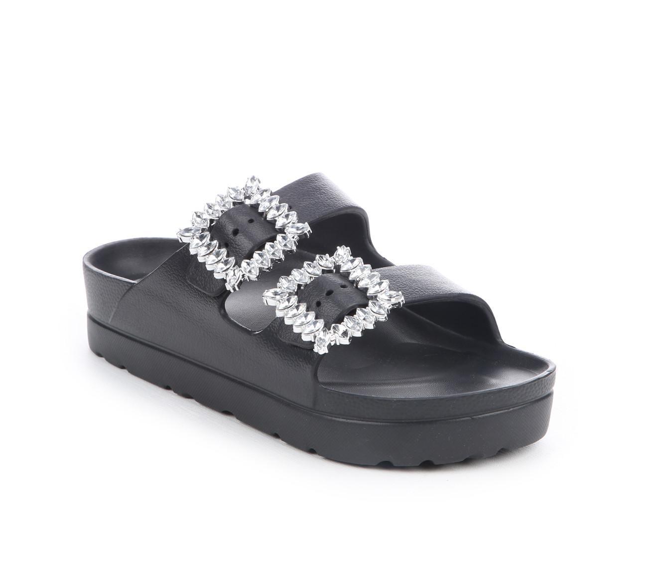 Women's MIA Kiana Rhinestone Platform Sandals Product Image