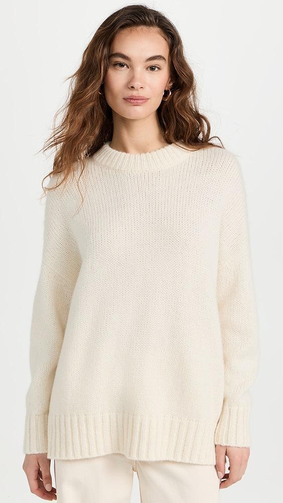 Jenni Kayne Alpaca Cocoon Crew Neck Pullover | Shopbop Product Image