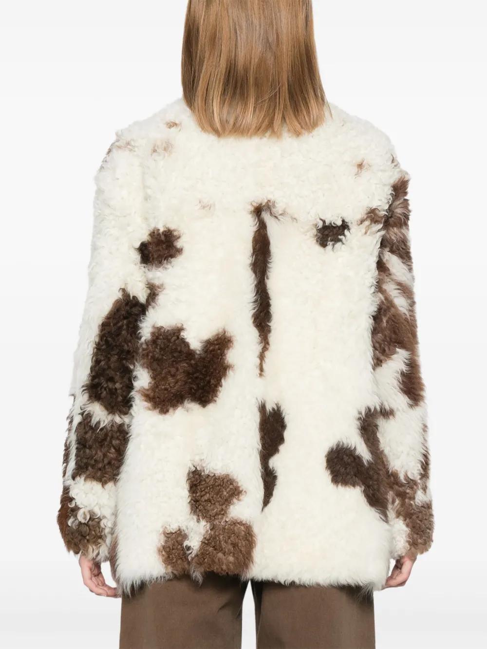 reversible shearling coat Product Image