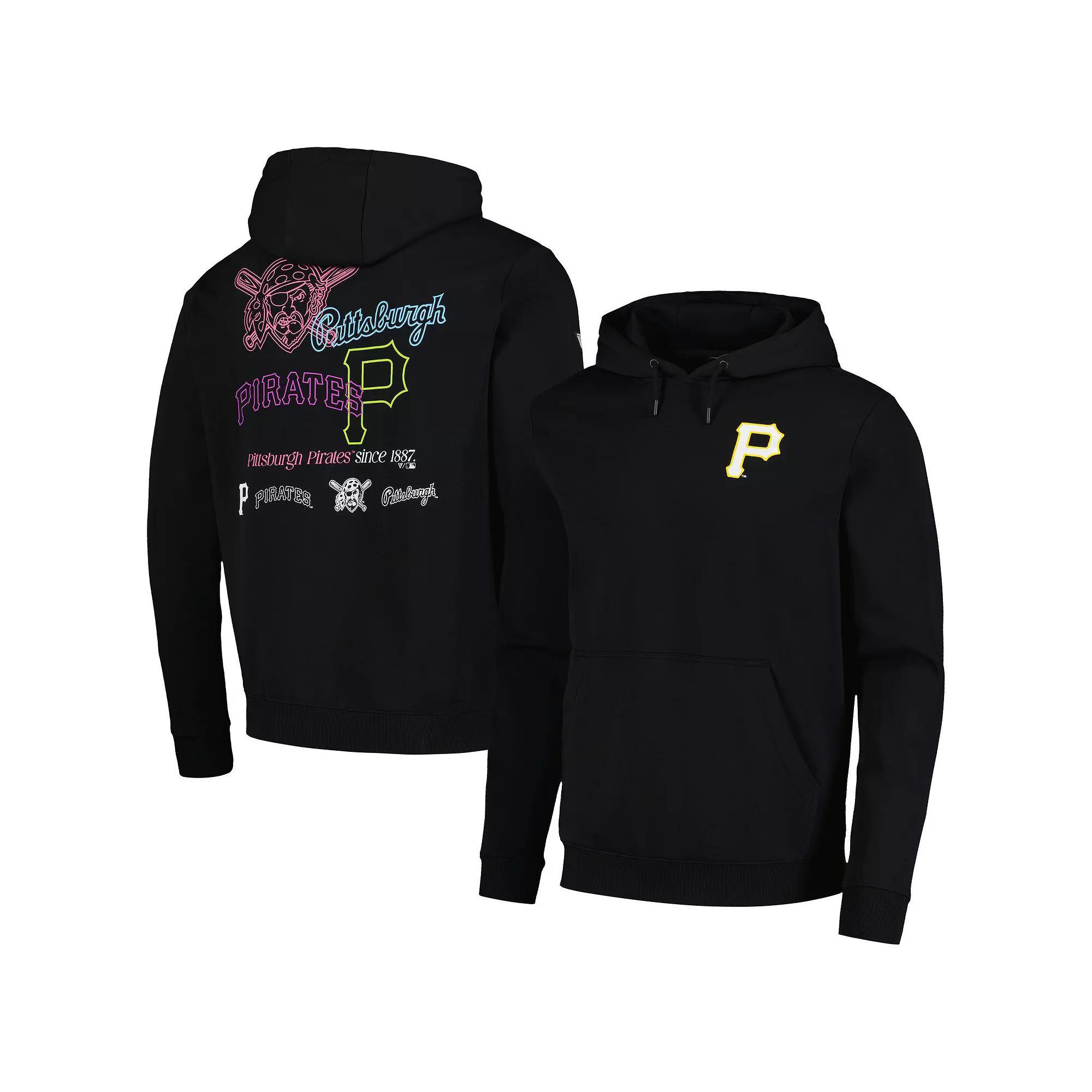 Mens Levelwear Pittsburgh Pirates Podium Vintage Pullover Hoodie Product Image