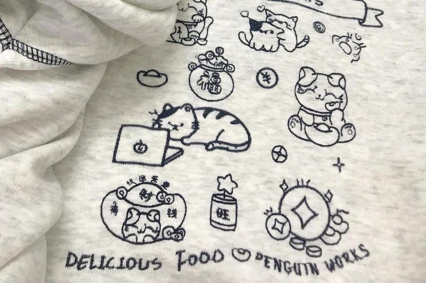 Crewneck Print Sweatshirt Product Image