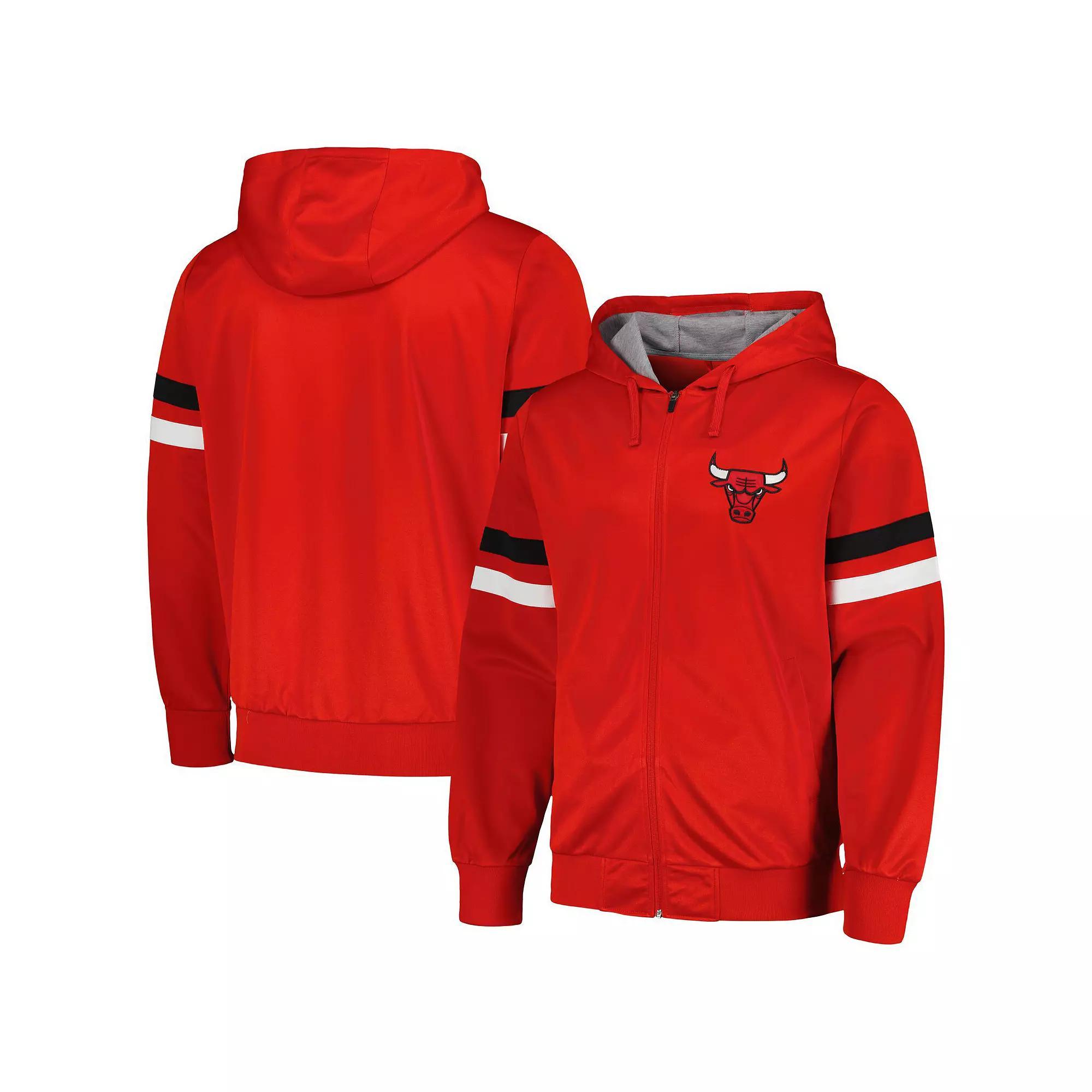 Men's G-III Sports by Carl Banks Red Chicago Bulls Contender Full-Zip Hoodie Jacket, Size: 2XL Product Image