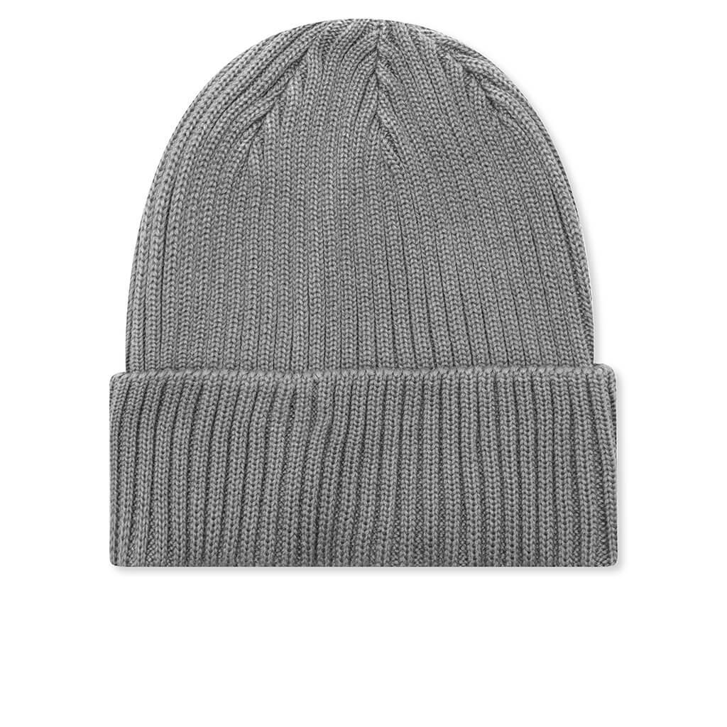 Cotton Rib Beanie - Grey Product Image