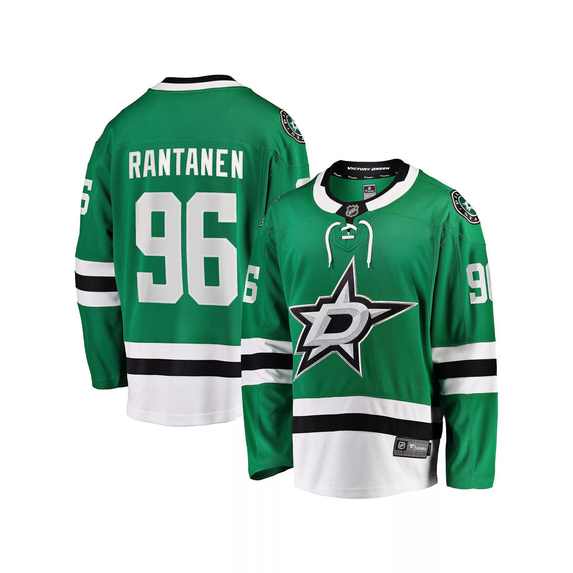 Men's Fanatics Mikko Rantanen Kelly Green Dallas Stars Home Breakaway Jersey, Size: 5XL, Str Green Product Image
