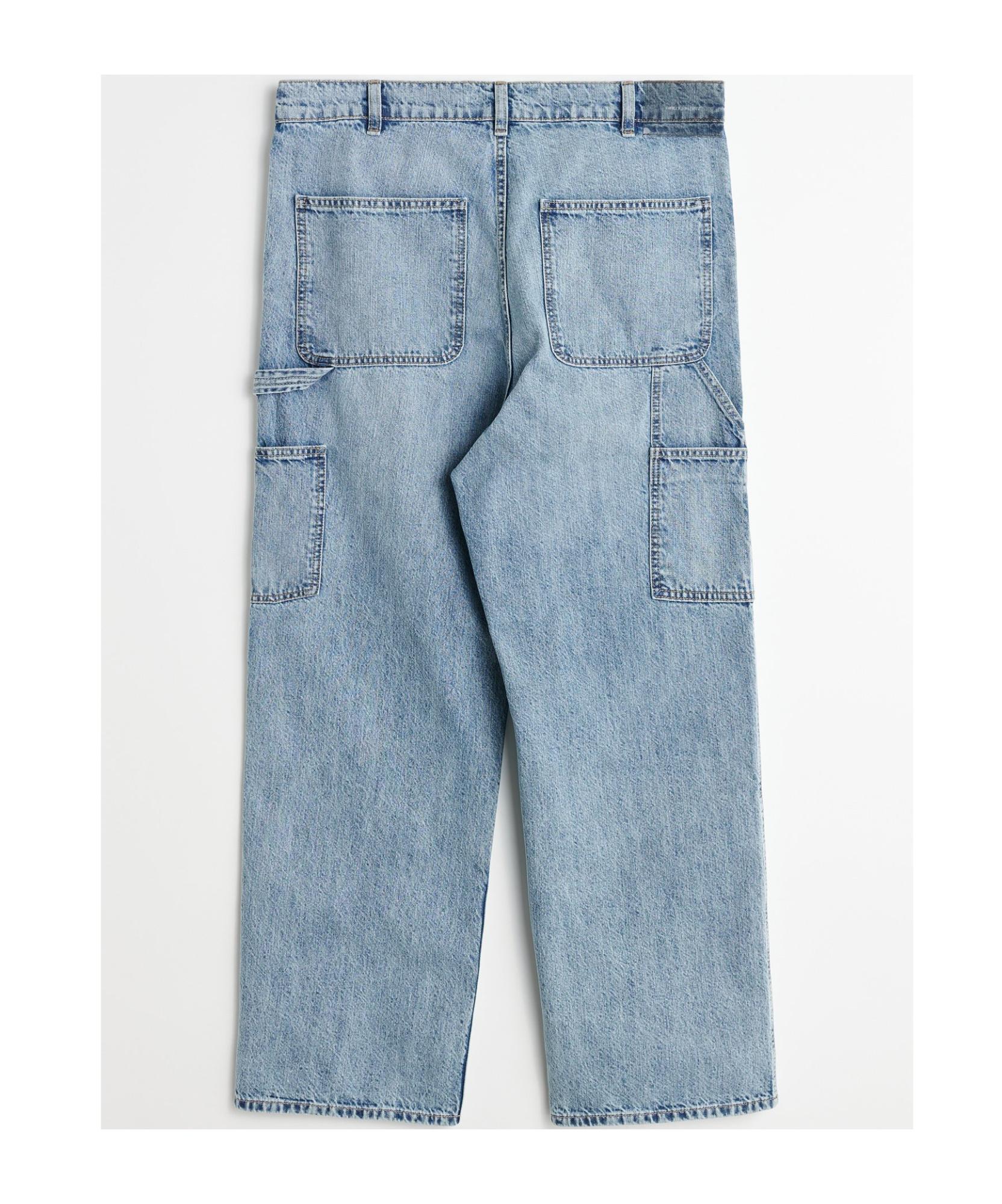 OUR LEGACY Joiner Mid-rise Cargo Jeans In Blue Product Image
