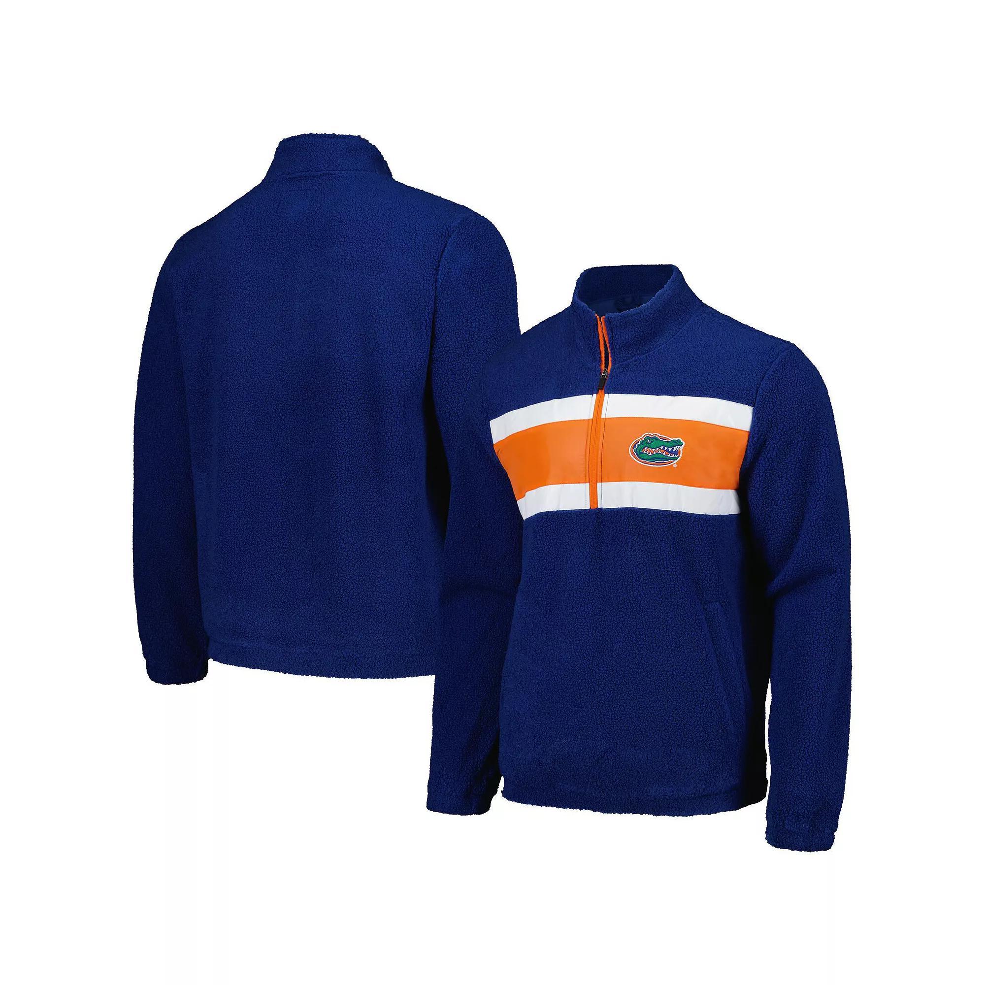 Men's G-III Sports by Carl Banks Royal Florida Gators Pinch Runner Half-Zip Top, Size: 2XL, Blue Product Image