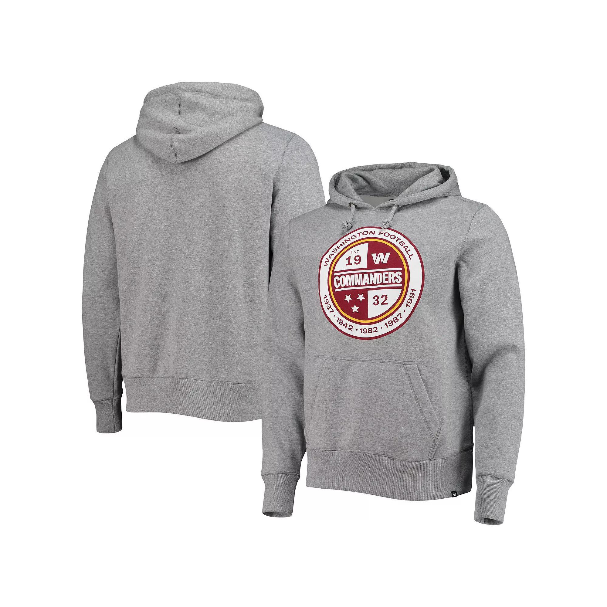 Mens 47 Gray Washington Commanders Imprint Headline Pullover Hoodie Product Image