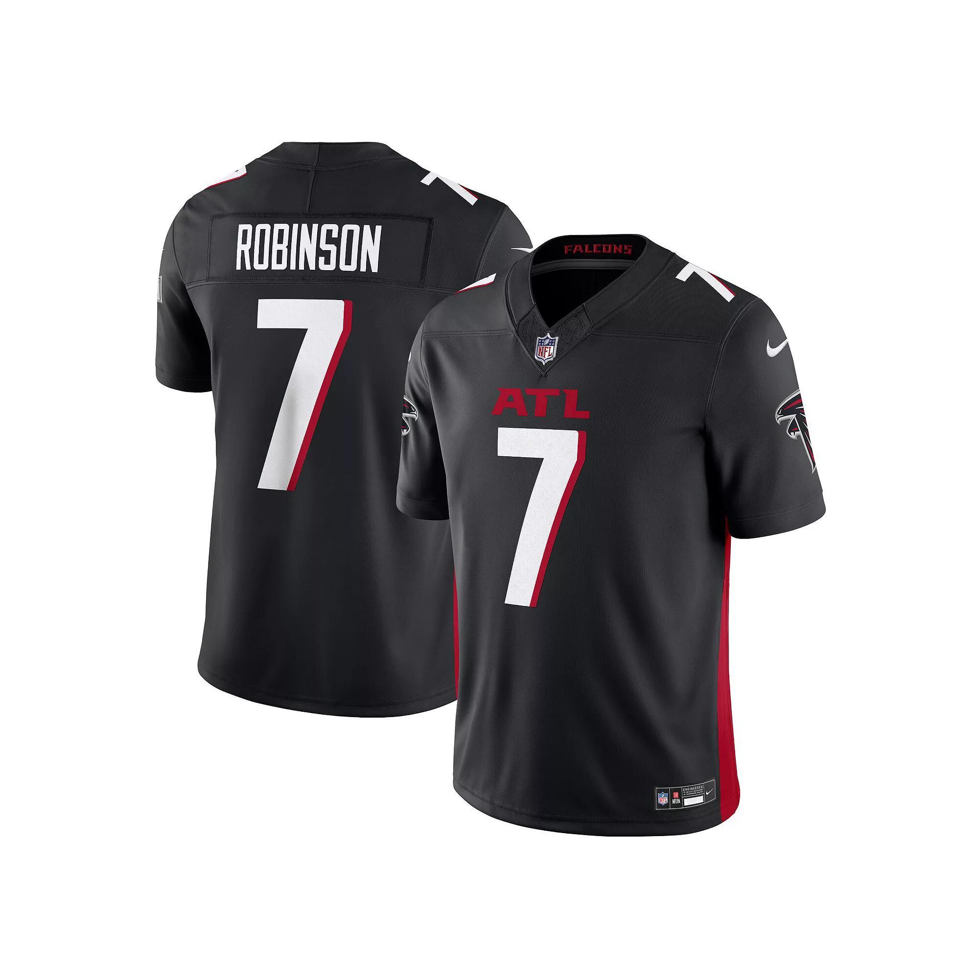 Men's Nike Bijan Robinson Black Atlanta Falcons Vapor F.U.S.E. Limited Jersey, Size: XL Product Image