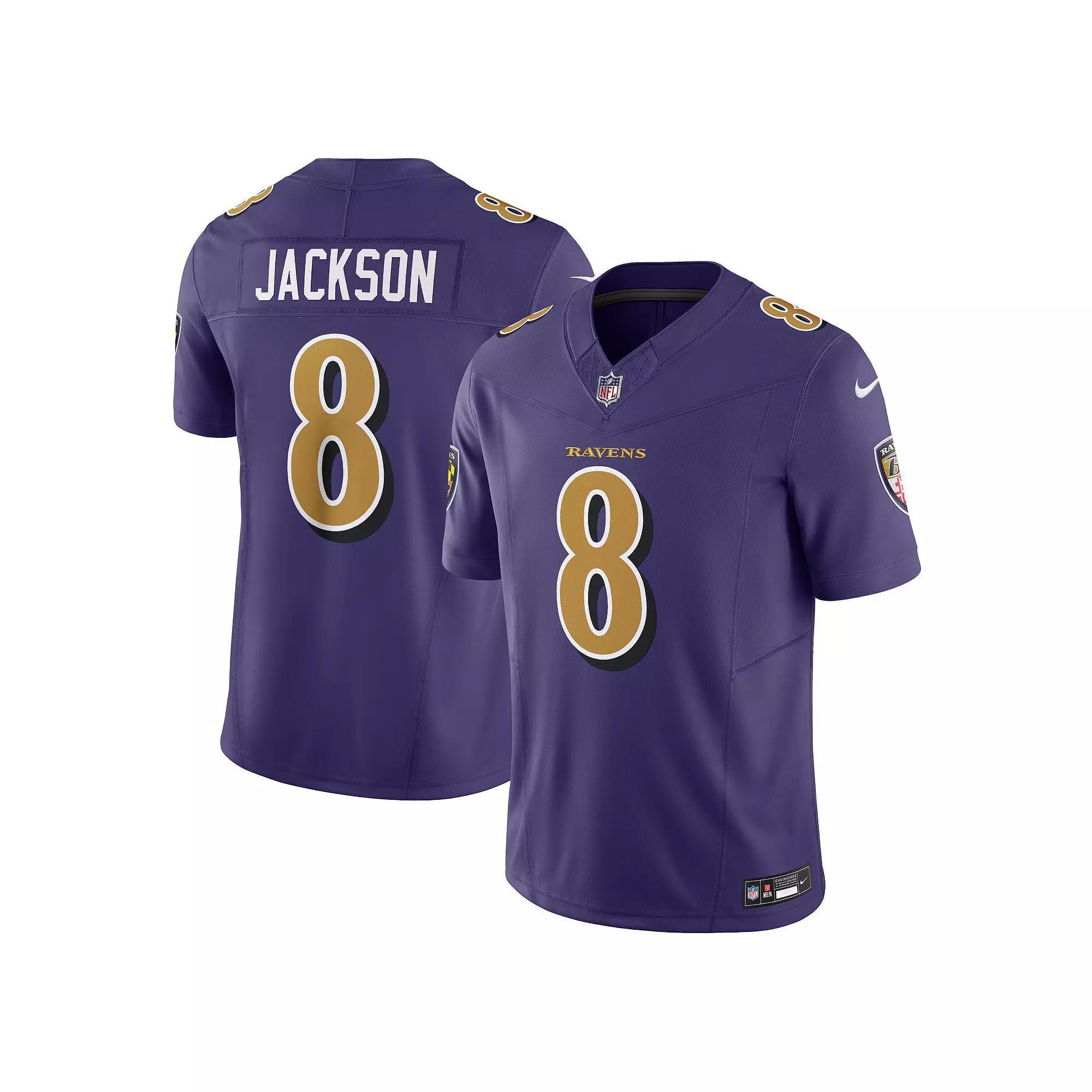 Mens Nike Lamar Jackson Baltimore Ravens Vapor F.U.S.E. Limited Alternate Jersey Product Image