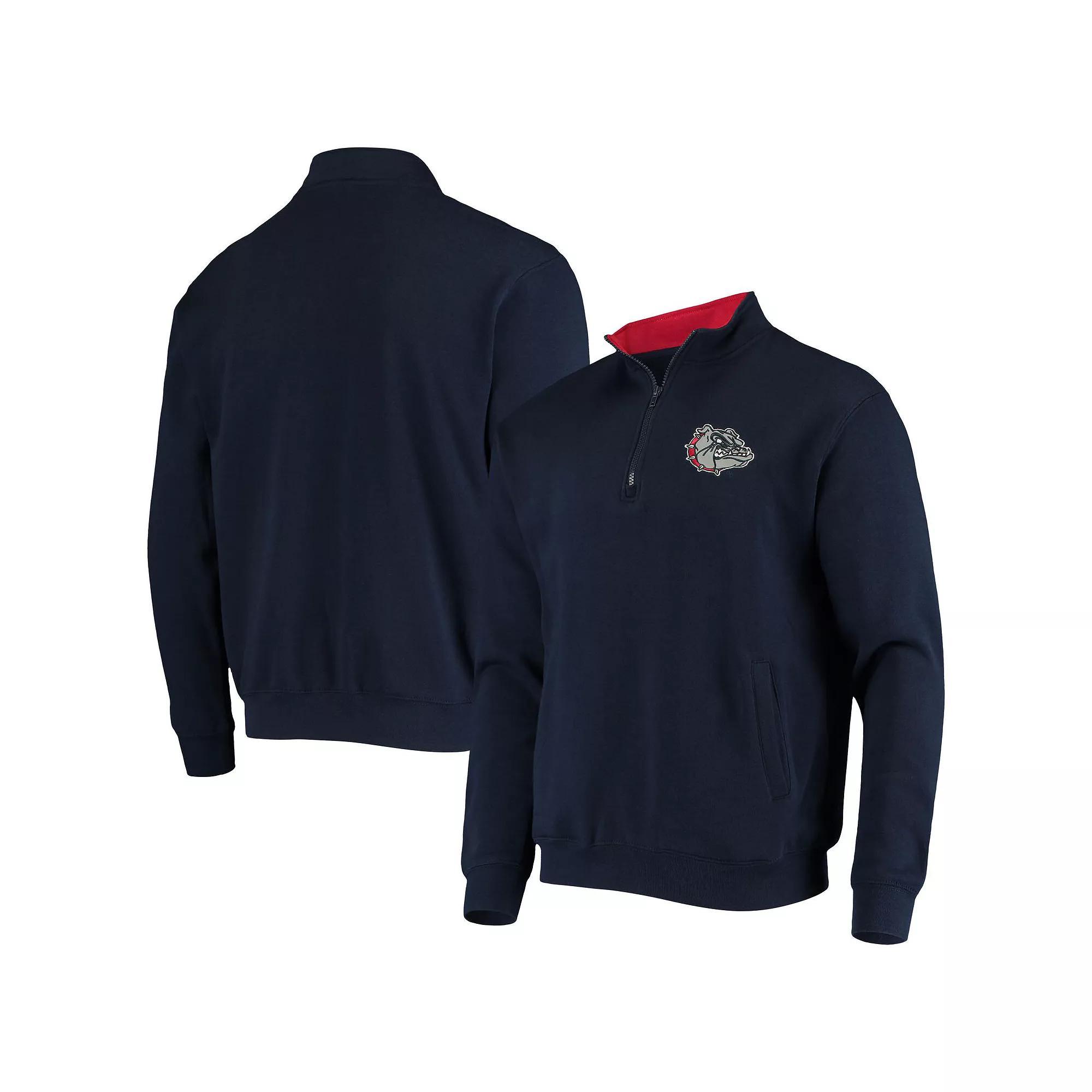 Men's Colosseum Navy Gonzaga Bulldogs Tortugas Logo Quarter-Zip Jacket, Size: Medium, Zag Blue Product Image