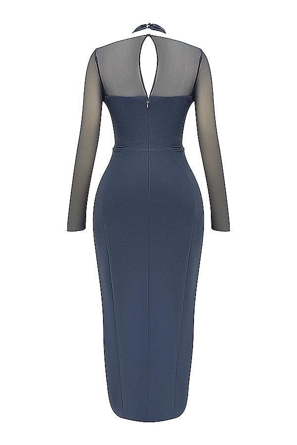 Catiana Smoke One Sleeve Maxi Dress Product Image
