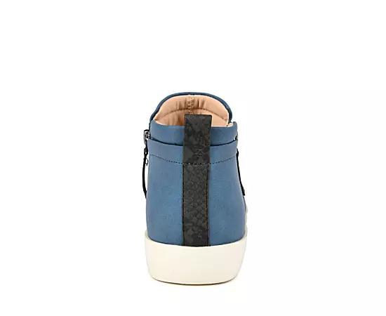Journee Collection Womens Frankie Mid Top Sneaker Product Image