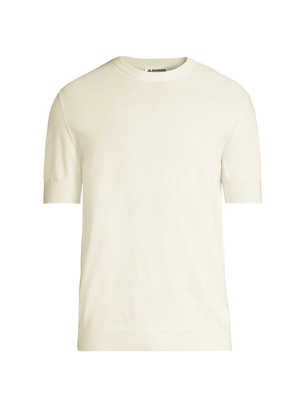 Mens Crewneck Virgin Wool Tee Product Image
