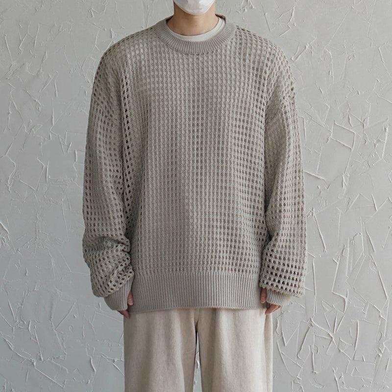 RT No. 5159 KNITTED HOLE SWEATER Product Image