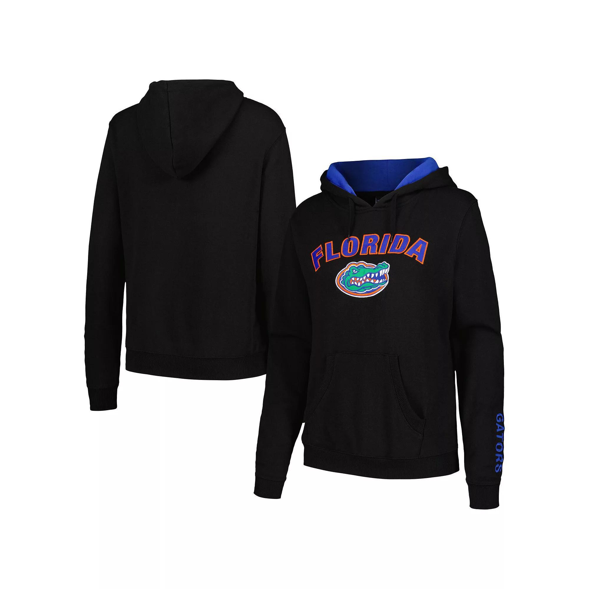 Women's Colosseum Black Florida Gators Arch & Logo Pullover Hoodie, Size: XL Product Image