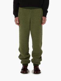 WOOL TRACKPANTS in green | JW Anderson US  Product Image