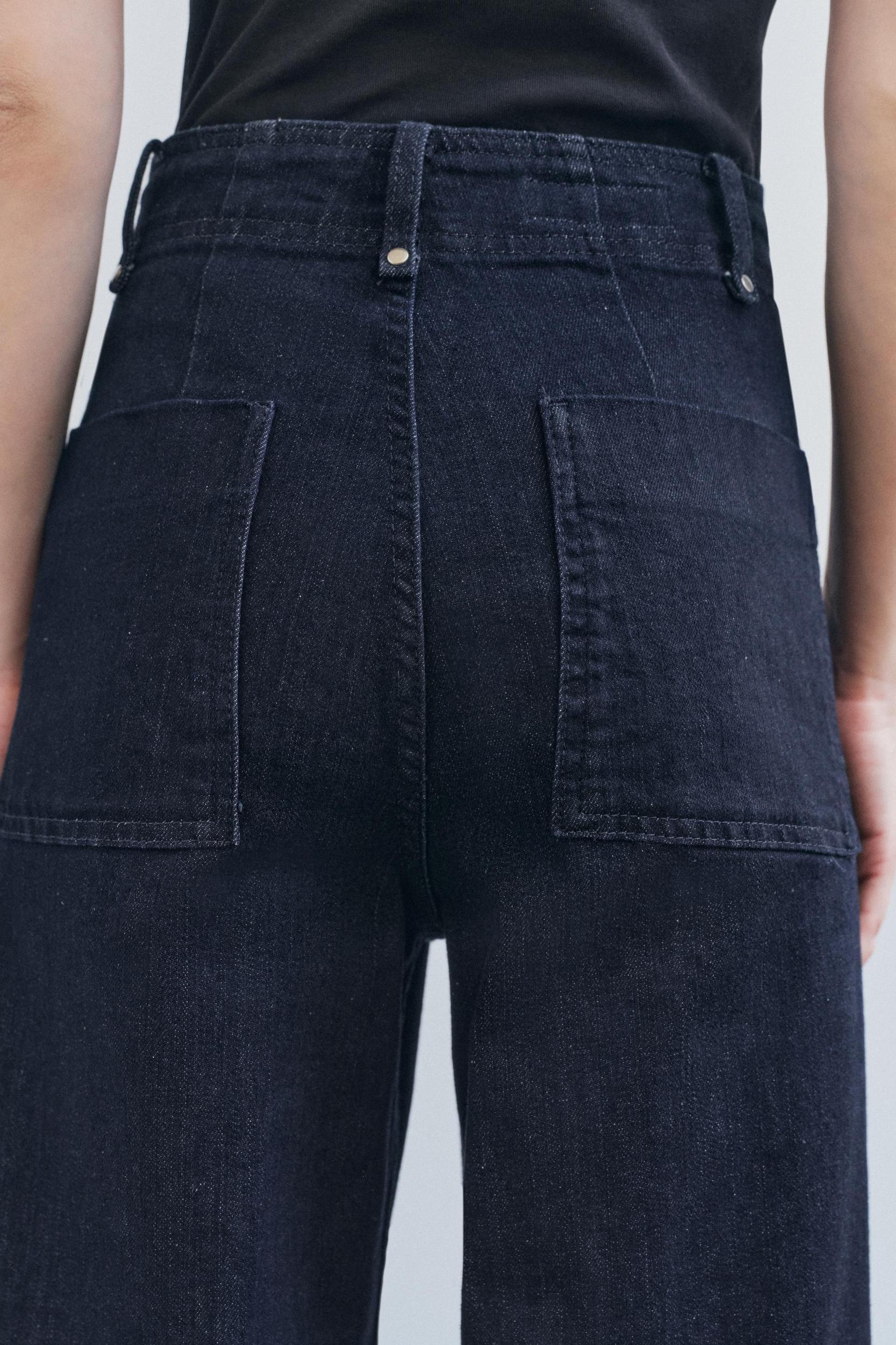 ZW COLLECTION HIGH WAIST WIDE LEG JEANS Product Image