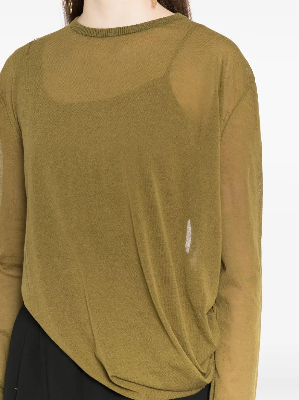 side long-sleeved top Product Image