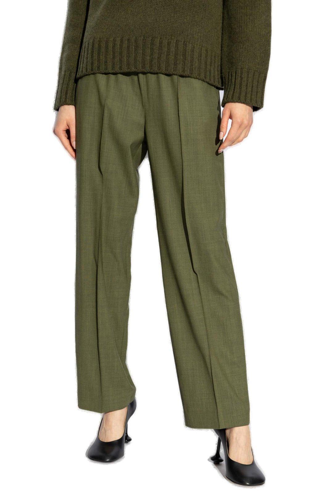 FABIANA FILIPPI Regular Tailored Trousers In Green Product Image