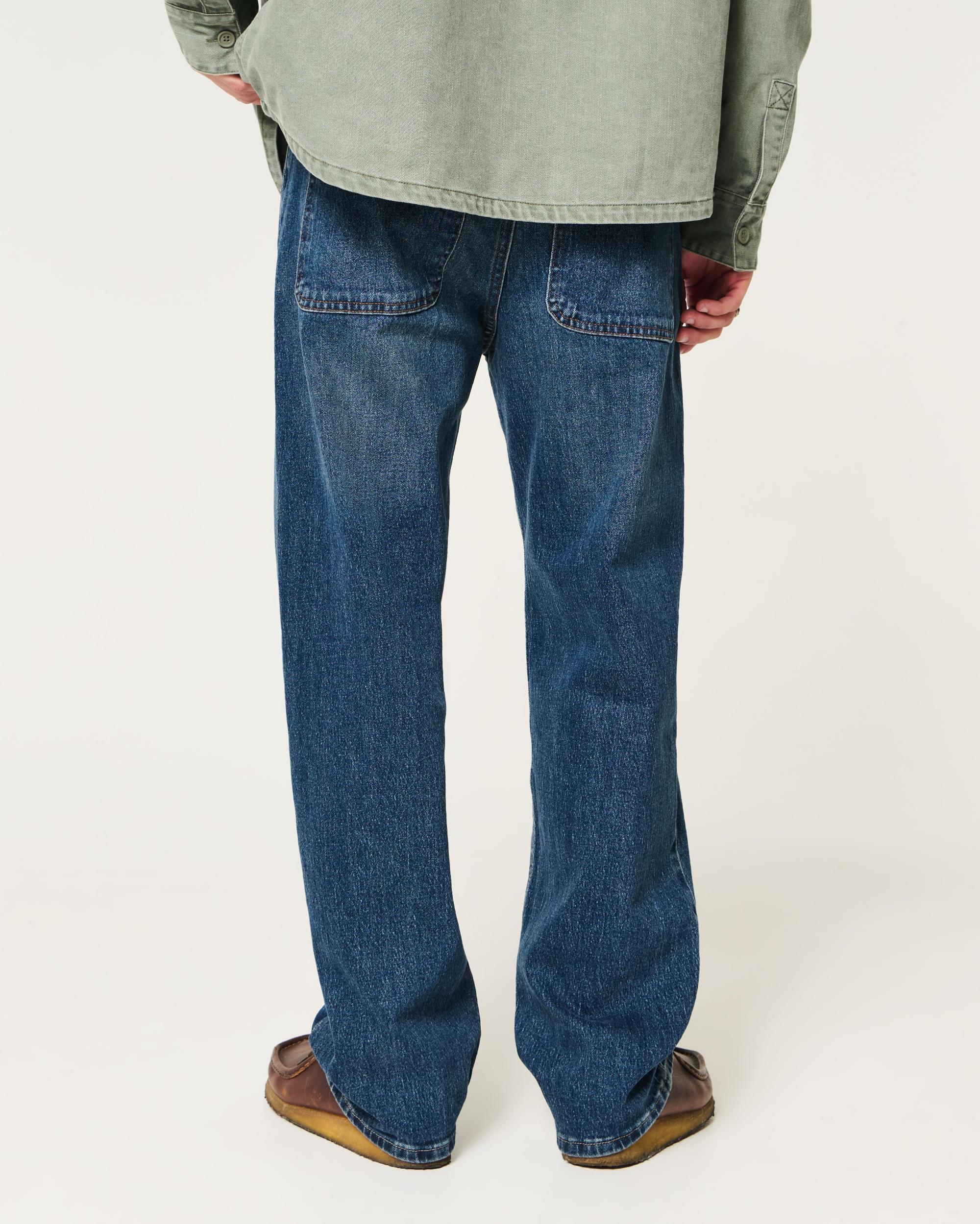 Light Wash Baggy Jeans Product Image