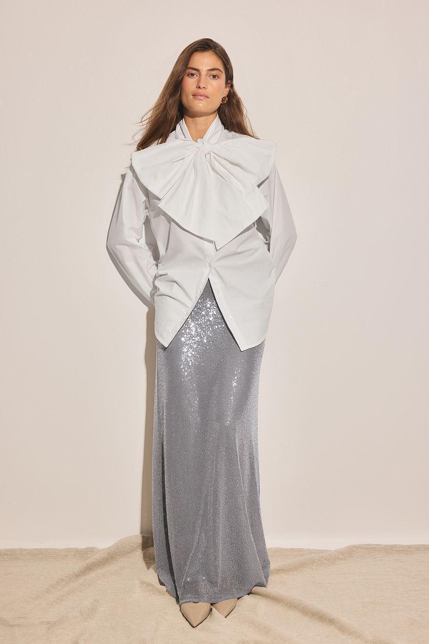 Sequin Maxi Skirt Product Image