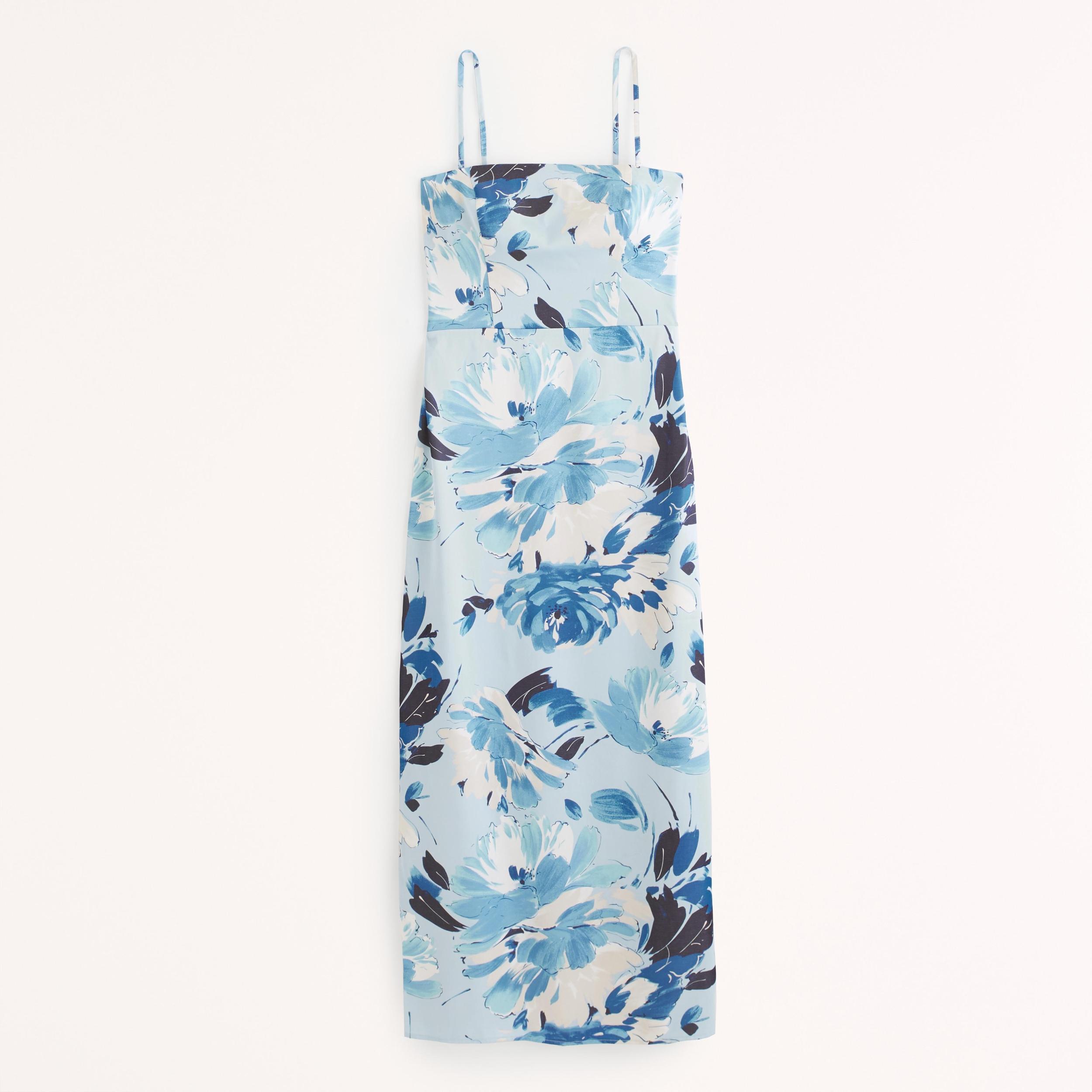 Strapless Satin Maxi Dress Product Image